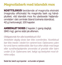 Indlæs billede til gallerivisning Magnolia m/Islandsk mos &lt;br&gt;420 mg  (100 kapsler)
