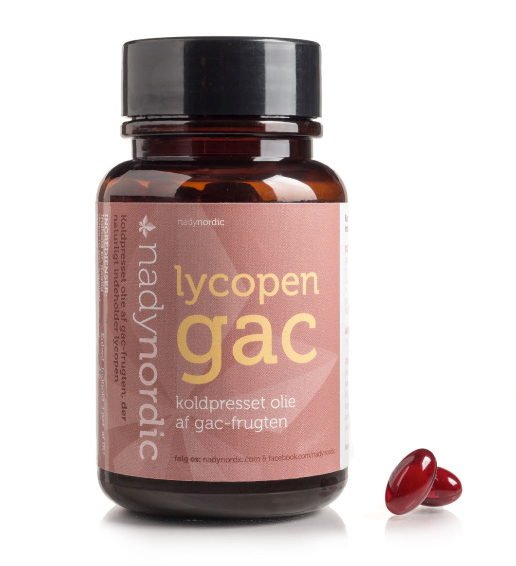 Gac-frugt ekstrakt med Lycopen<br>770 mg  (100 kapsler)