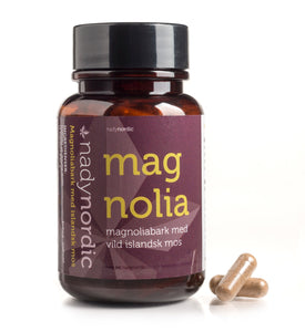 Magnolia m/Islandsk mos <br>420 mg  (100 kapsler)